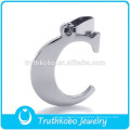 L-P0041 Lovely Silver Stainless Steel Initial Alphabet Letter C Charm Pendant Fit Necklace